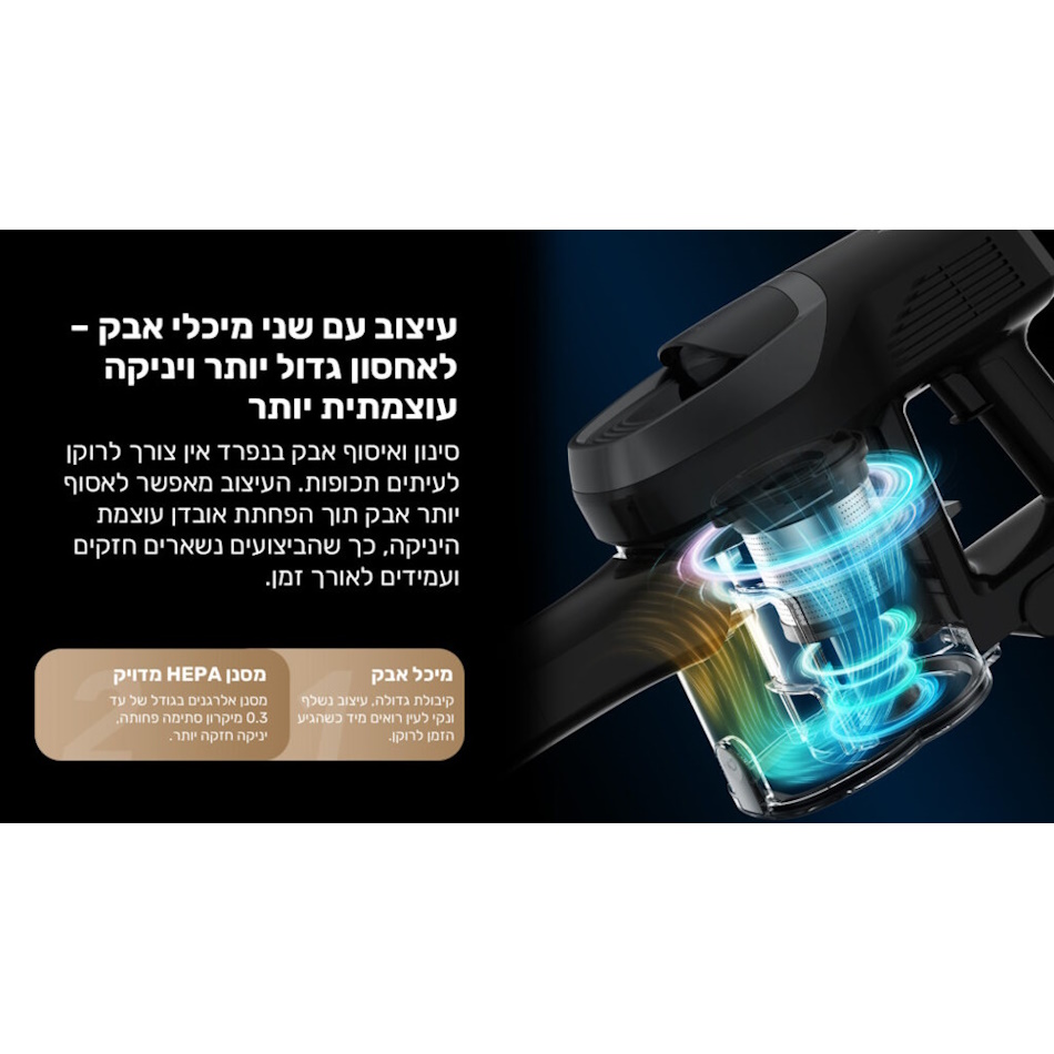 שואב אבק ושוטף רצפות אלחוטי jimmy