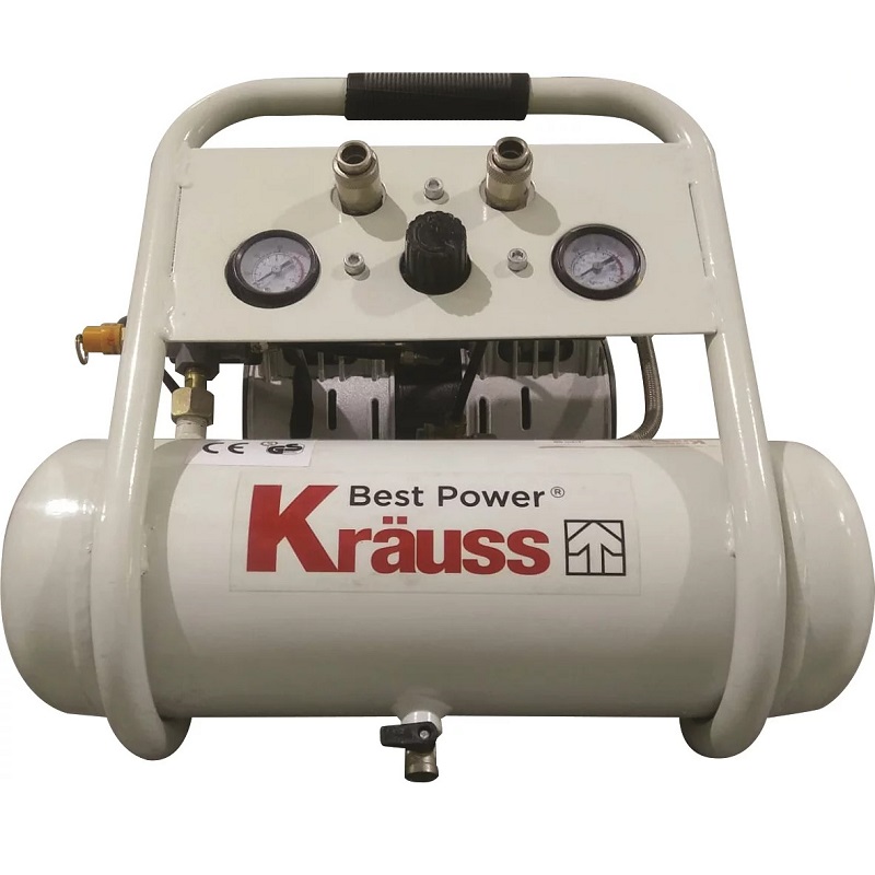 מדחס שקט ללא שמן Krauss &lrm;KR-1000S