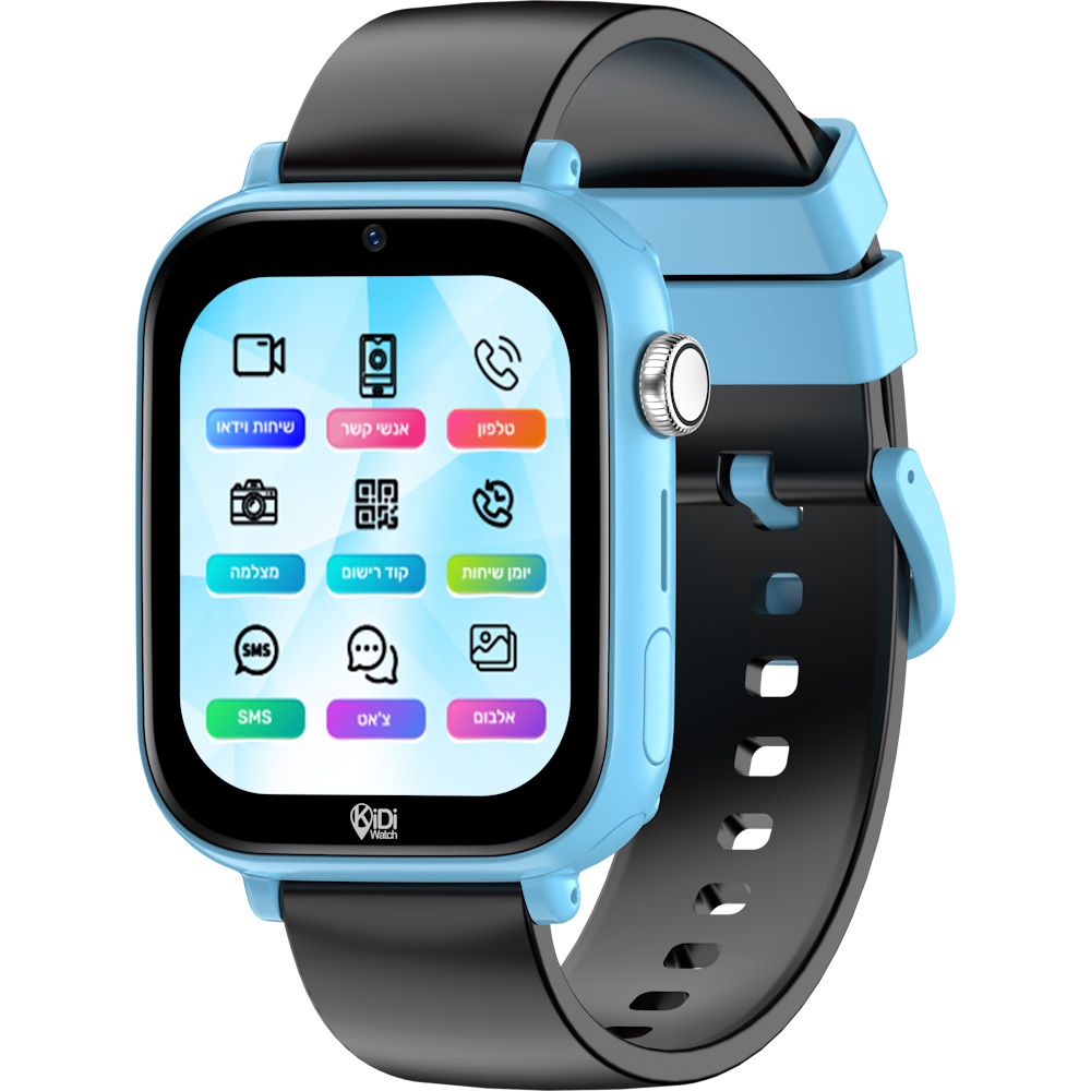 שעון חכם 4G לילדים כולל SIM מובנה Kidiwatch &lrm;Kidi 360 בנים