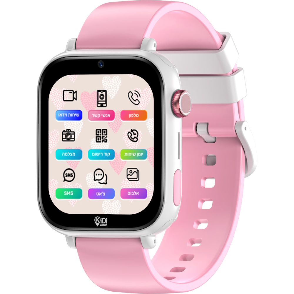שעון חכם 4G לילדים כולל SIM מובנה Kidiwatch &lrm;Kidi 360 בנות
