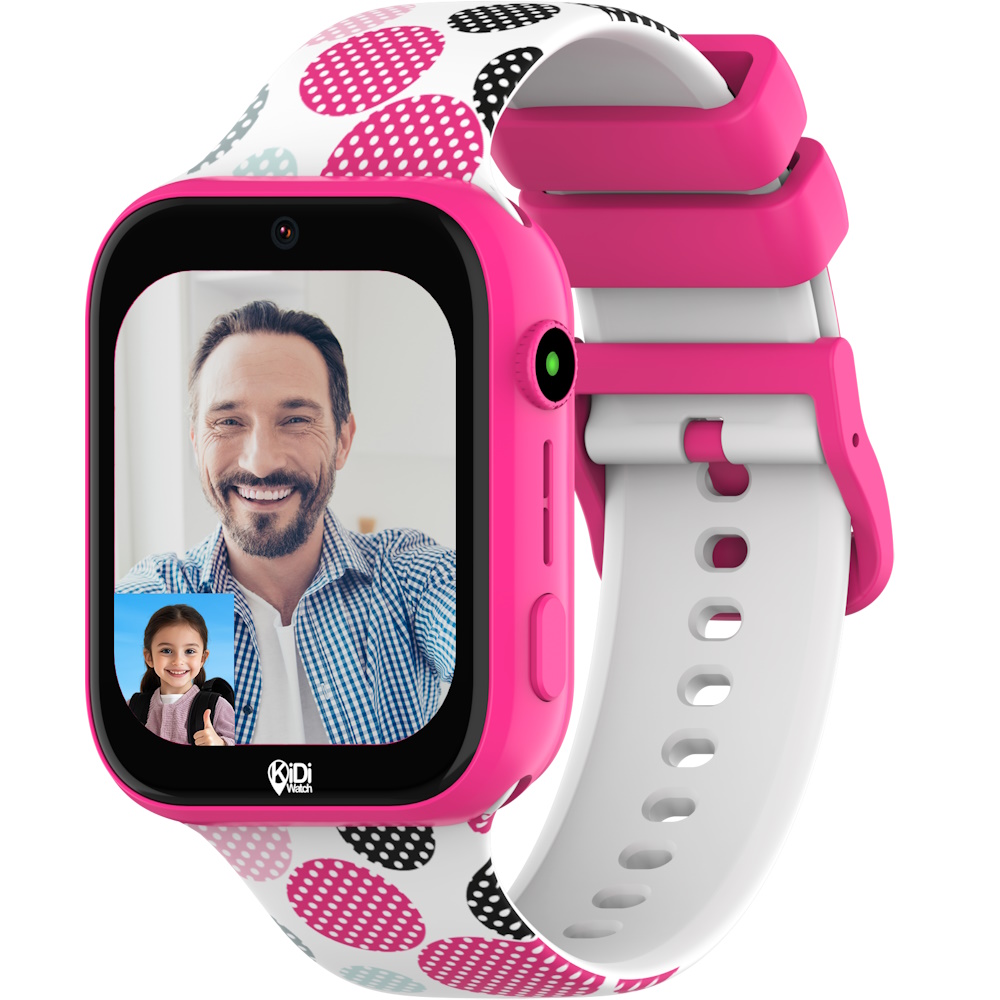 שעון חכם לילדים כולל SIM מוכן להפעלה Kidiwatch &lrm;Kidi Zoom LBS 4G בנות