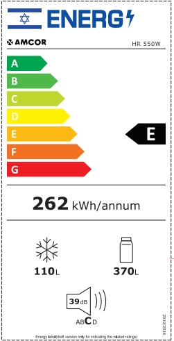 תווית אנרגיה - hr550w amcor