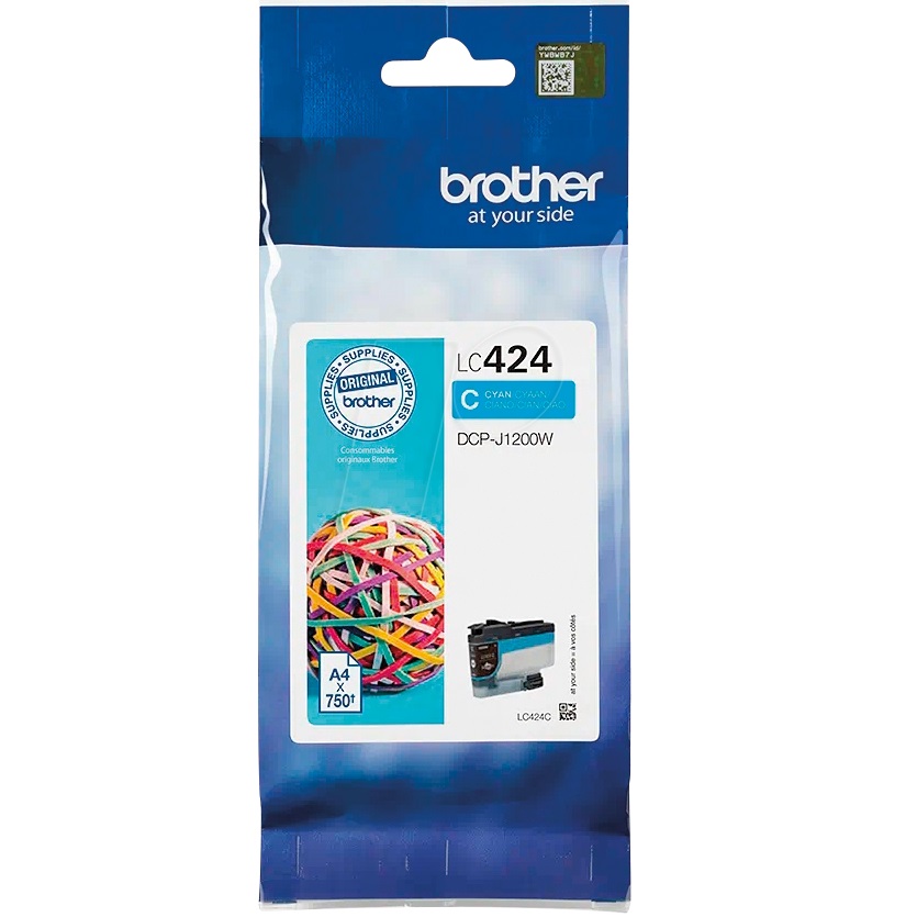 ראש דיו ציאן מקורי Brother &lrm;LC424-C