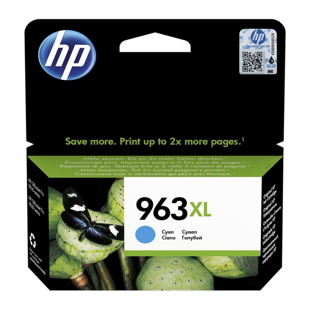 ראש דיו ציאן מקורי HP &lrm;3JA27AE 963XL