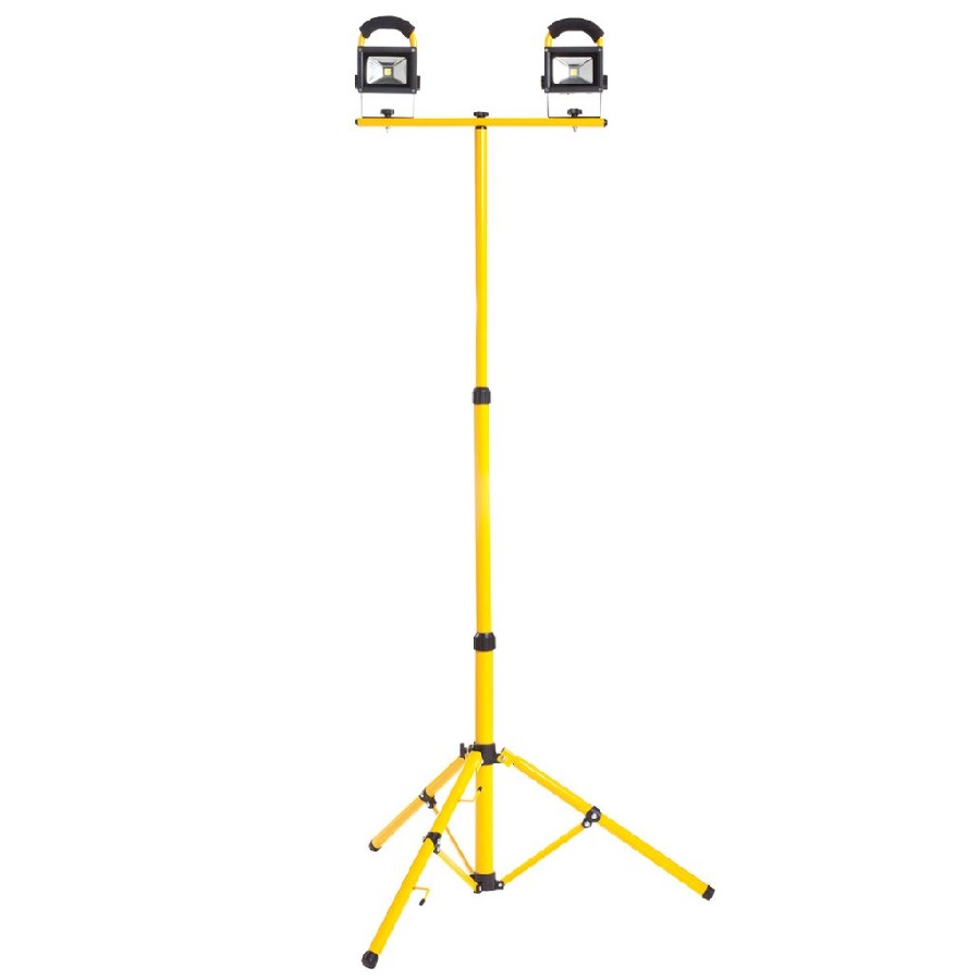 חצובה עם 2 פנסי LED נטענים 2X10W Artos &lrm;LED 10W