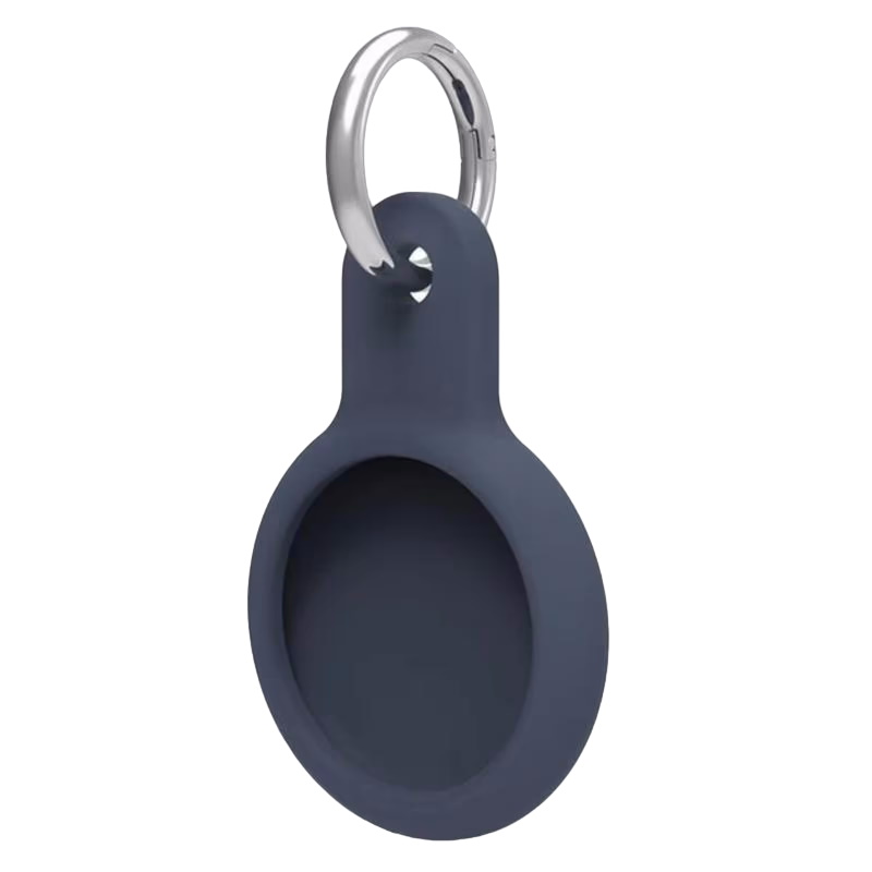 מחזיק סיליקון לתג איתור Camel Mountain Apple AirTag &lrm;Airtag Holder Gen 5 - כחול כהה