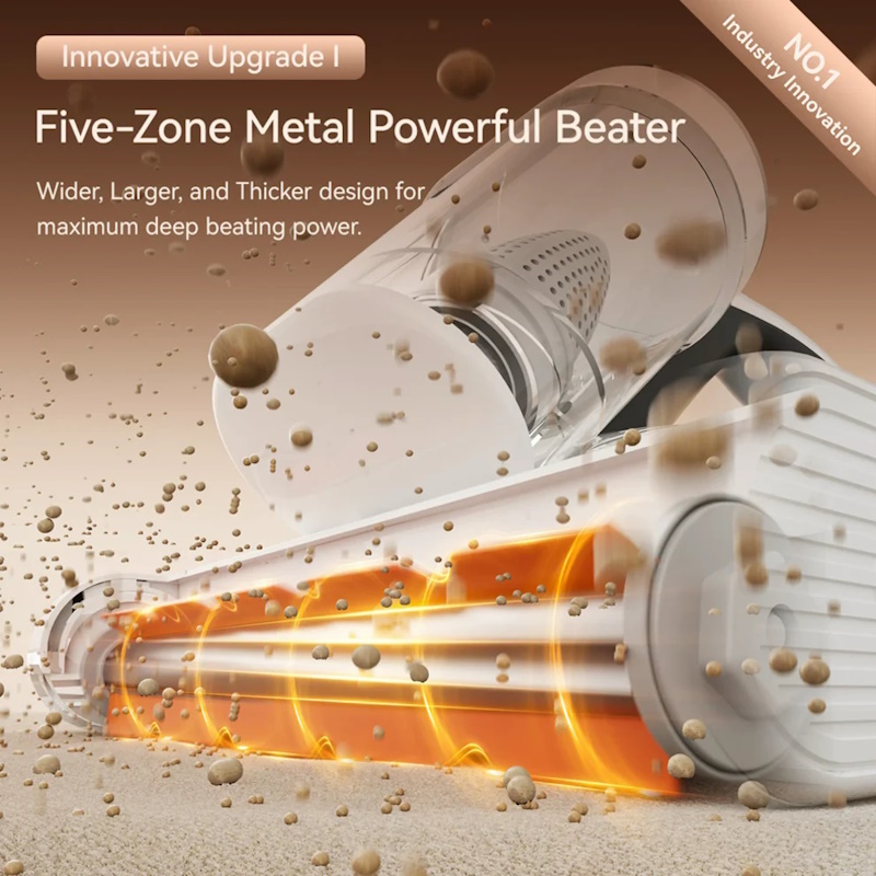 שואב מזרנים עוצמתי כולל טכנולוגיית ultrasonic משמיד קרדית האבק uwant