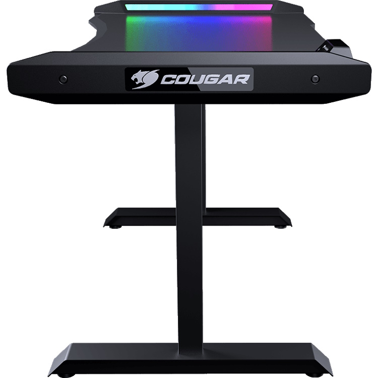 שולחן גיימינג 125 סמ כולל תאורת led וקופסת i/o‏ cougar