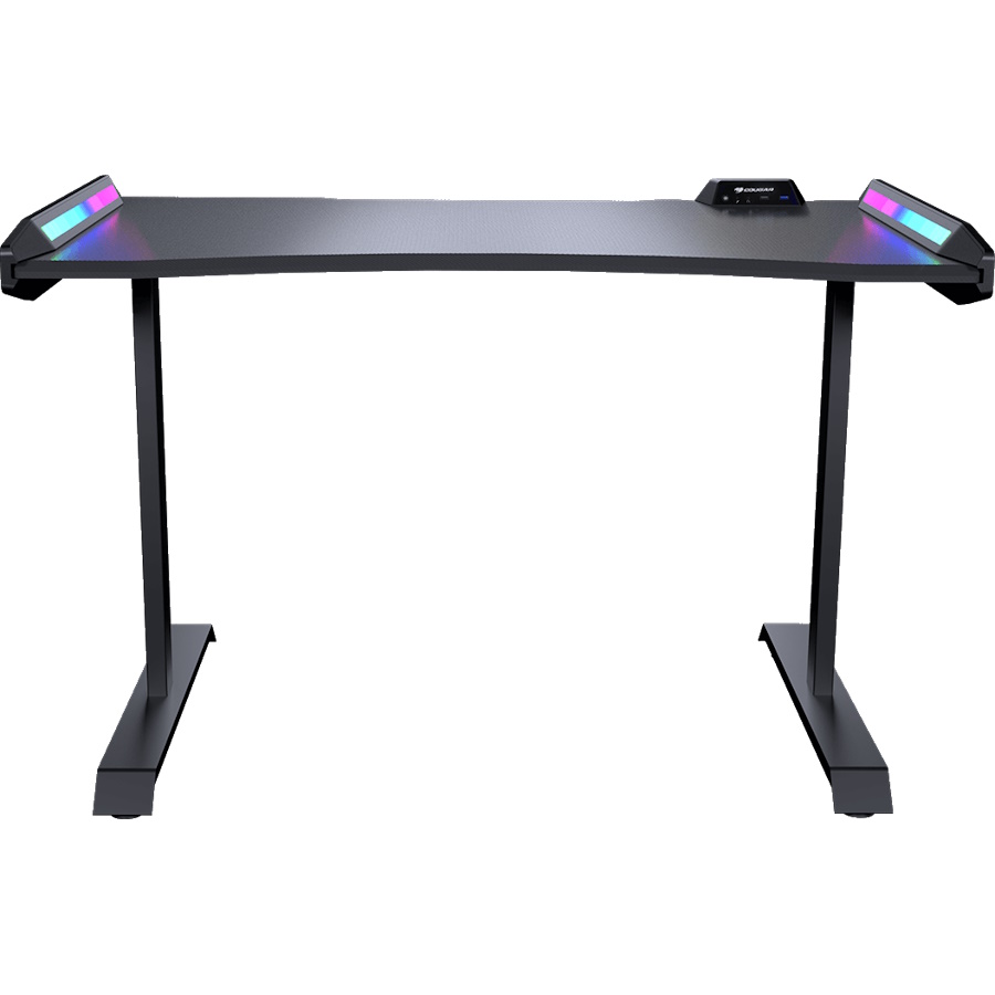 שולחן גיימינג 125 סמ כולל תאורת led וקופסת i/o‏ cougar