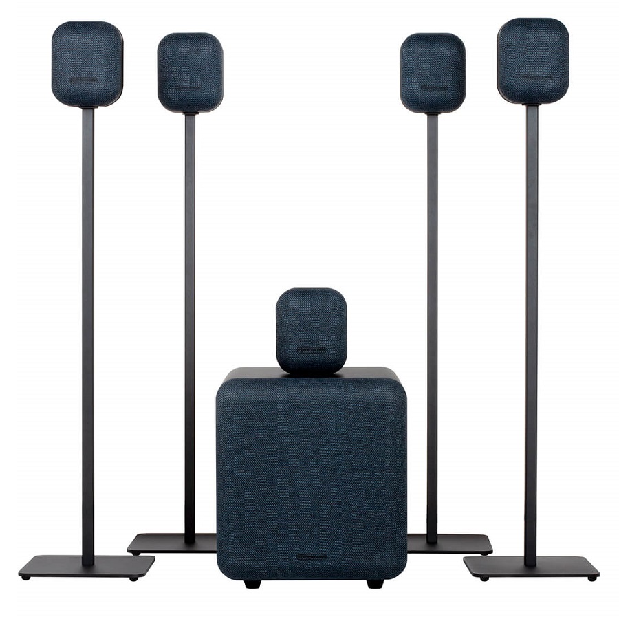 mass surround sound שחור כחול monitor audio