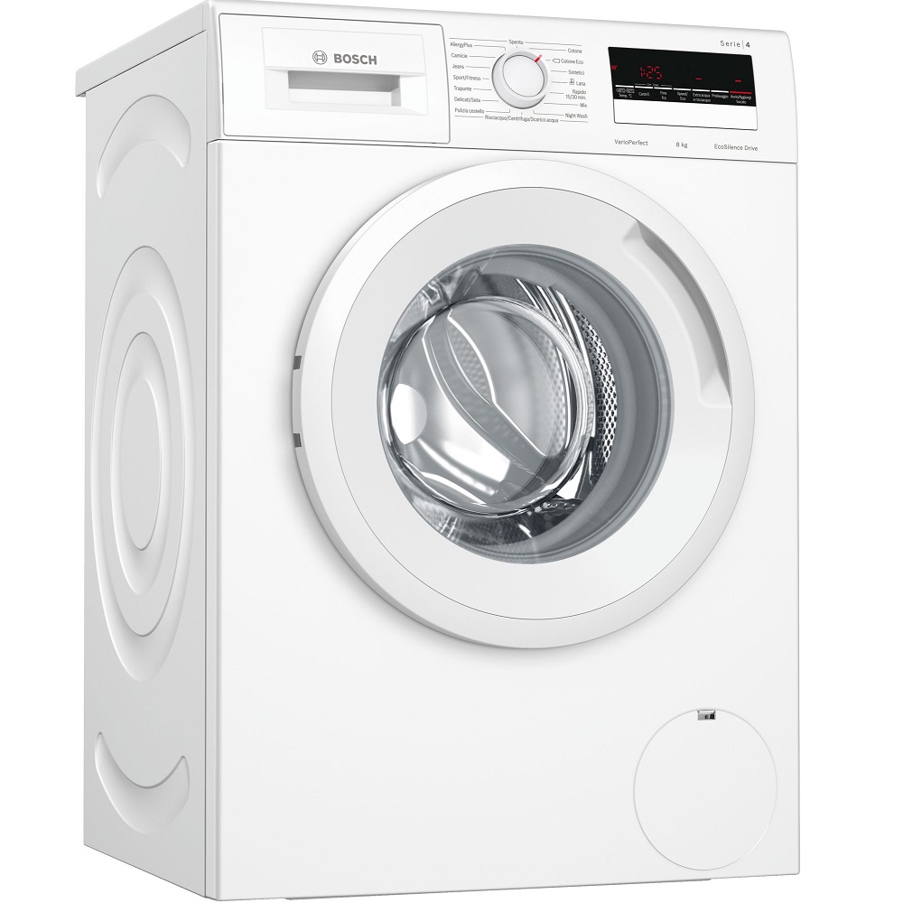 מכונת כביסה 8 קג פתח חזית bosch