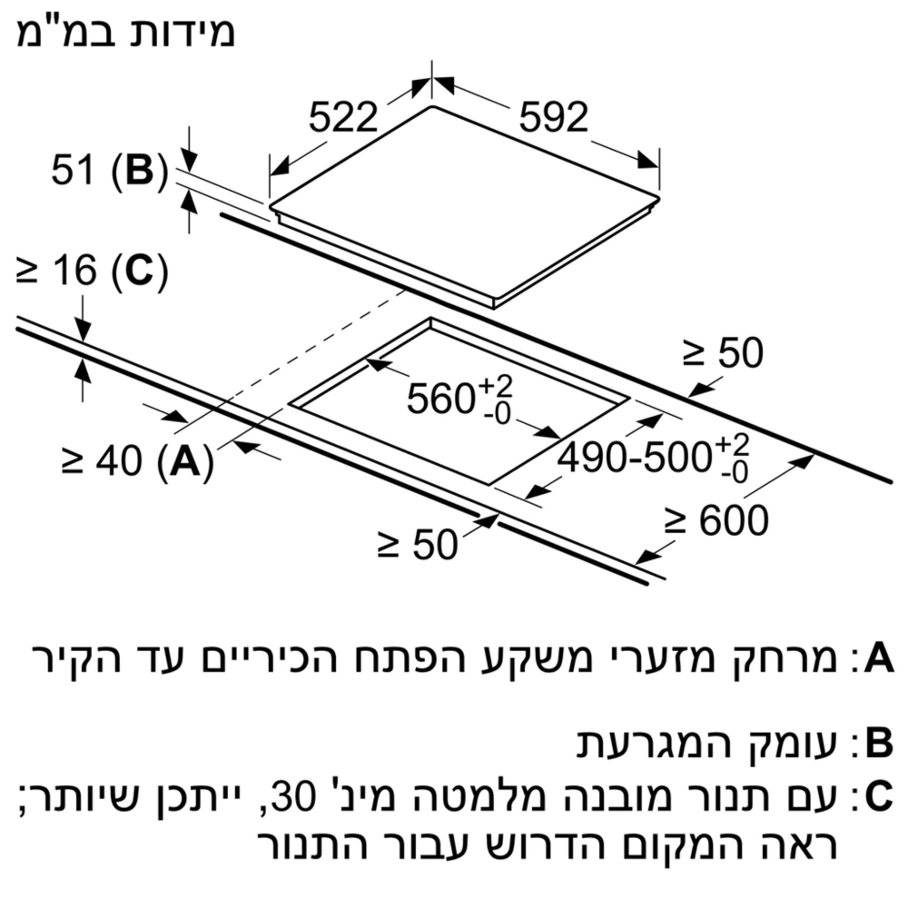 כיריים אינדוקציה bosch