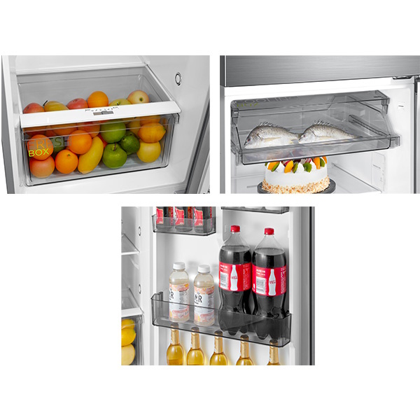 מקרר מקפיא עליון - 338 ליטר midea
