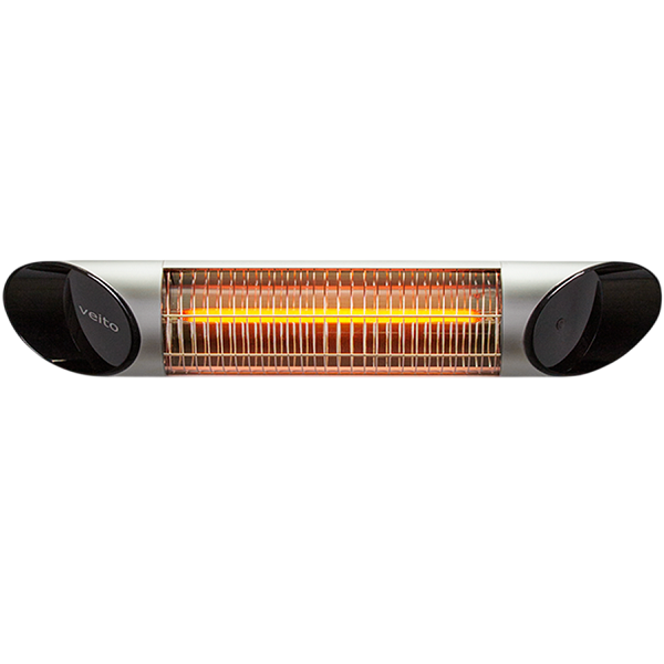 תנור חימום קרבון לתלייה Veito 1200W &lrm;MINI BLADE S - כסוף