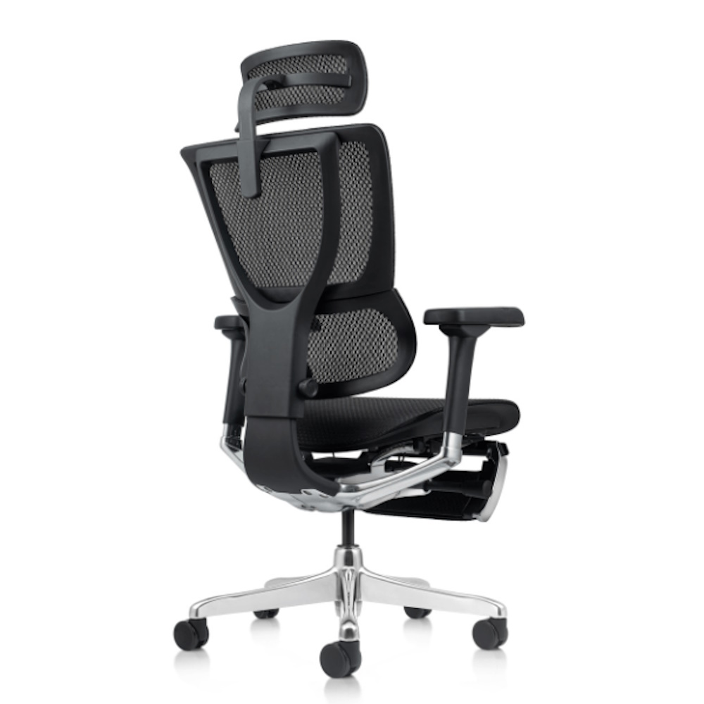 כסא משרדי ארגונומי כולל משענת רגליים comfort