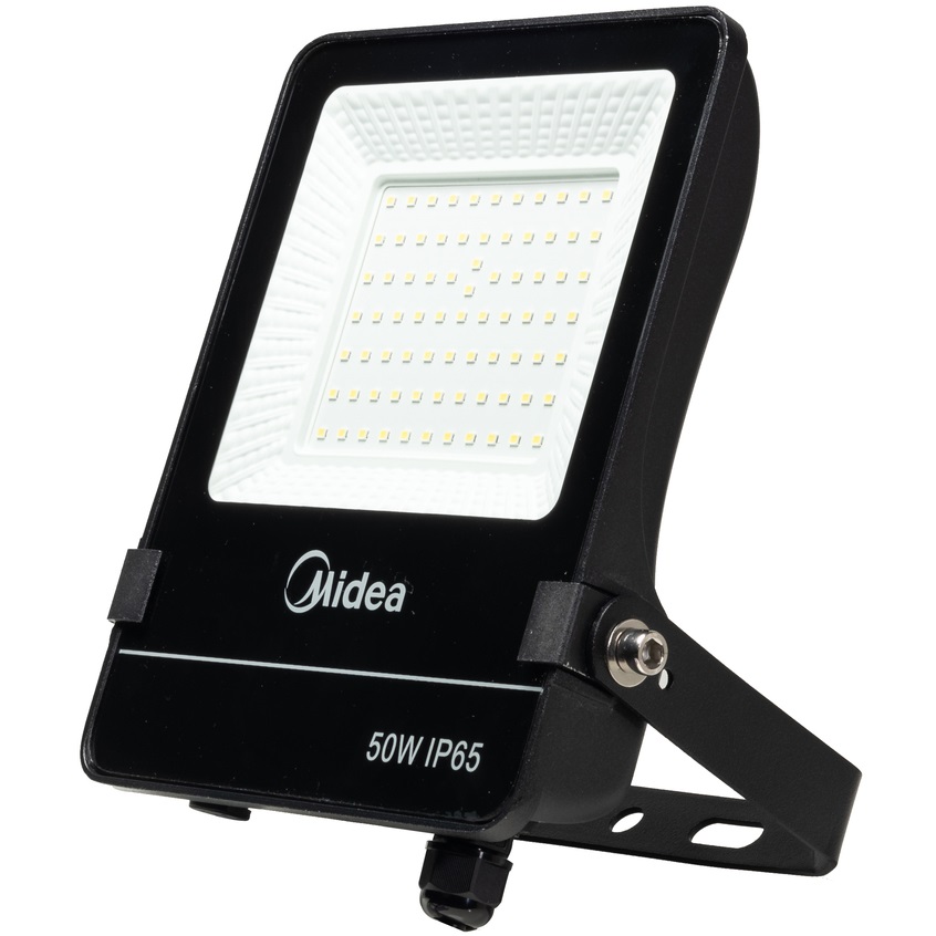 פנס הצפה 50W - אור יום Midea &lrm;ML-FLF50W65-02B-DL-B