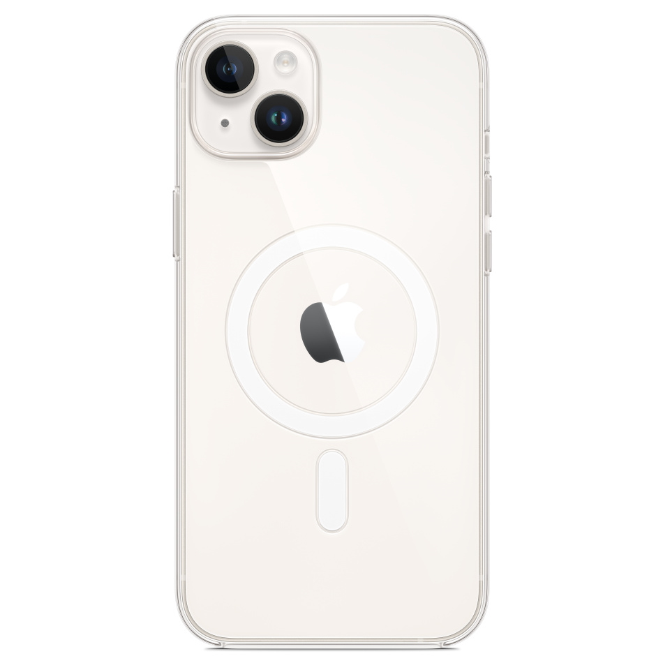 כיסוי אחורי שקוף Apple &lrm;iPhone 14 Plus Clear Case with MagSafe שקוף