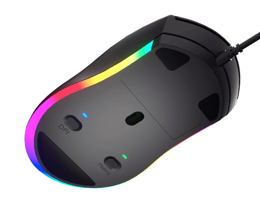 עכבר גיימינג משולב תאורת cougar rgb