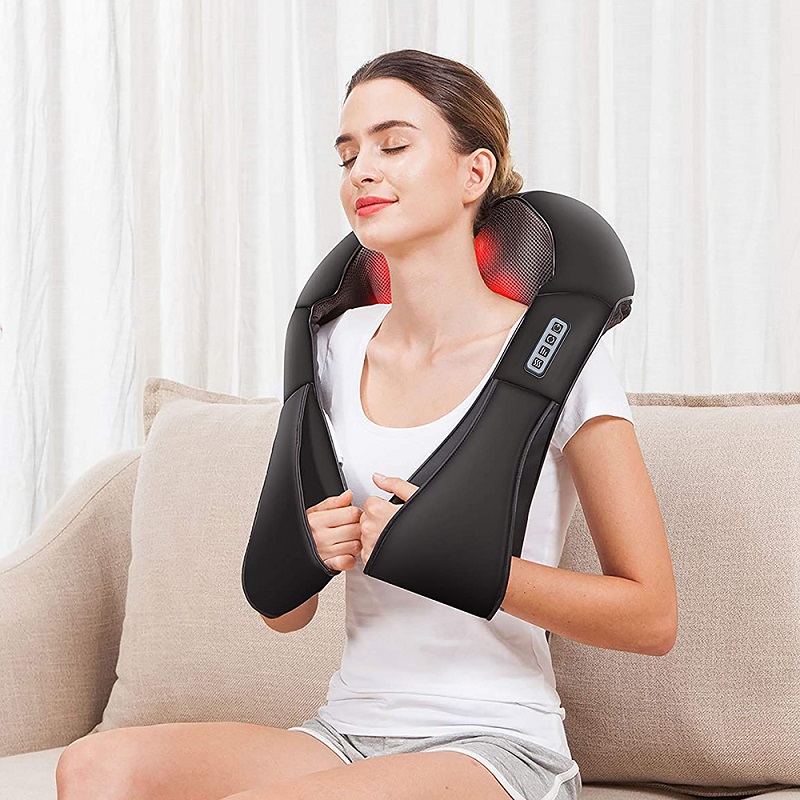 חגורת עיסוי בשיטת שיאצו כולל חימום carbon
