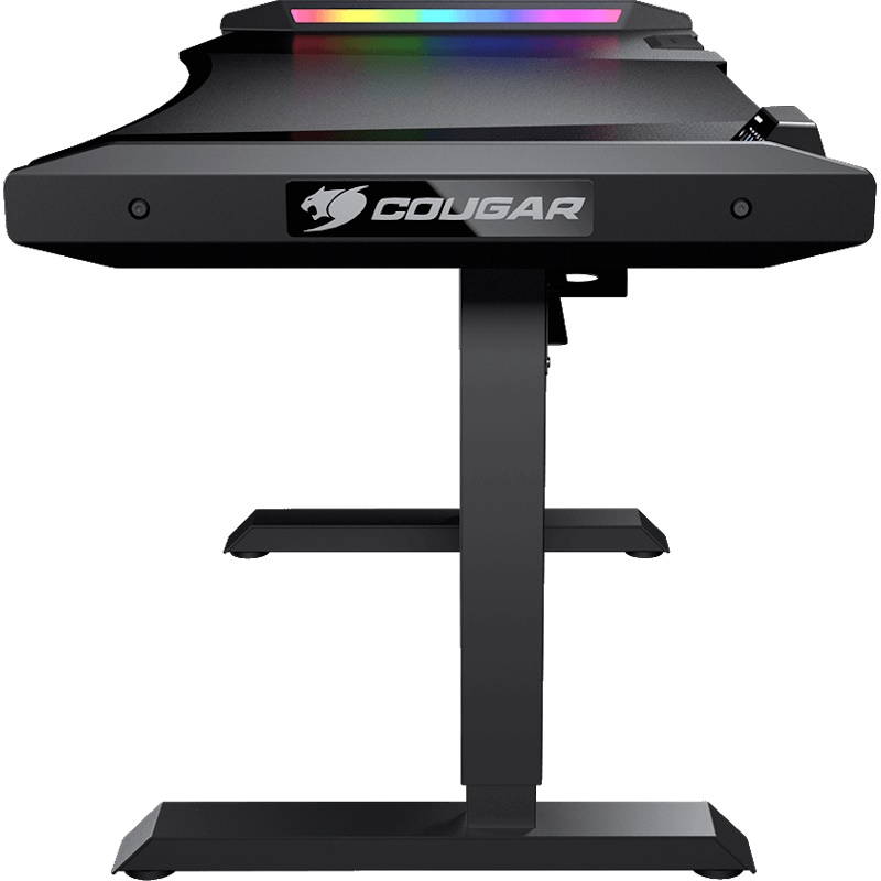 שולחן גיימינג 153 סמ כולל תאורת led וקופסת i/o‏ cougar