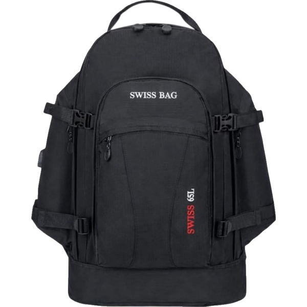 תיק גב לטיולים 65 ליטר SWISS BAG &lrm;Max Cabin - שחור