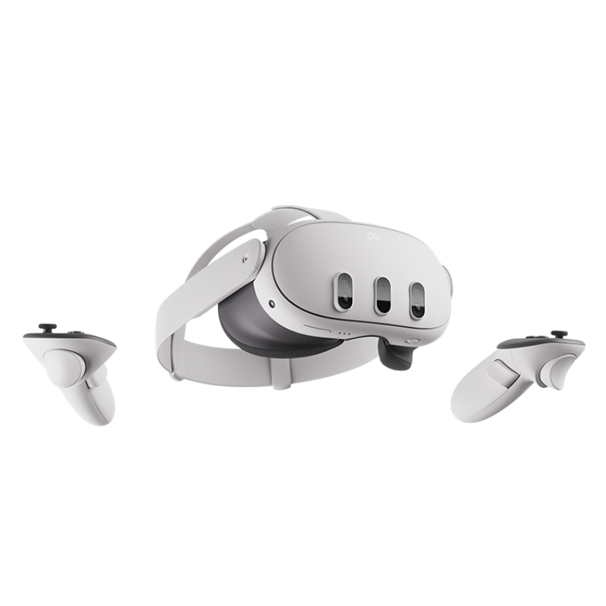 משקפי VR משולבים AR - מציאות מעורבת Meta &lrm;Quest 3 512GB/8GB