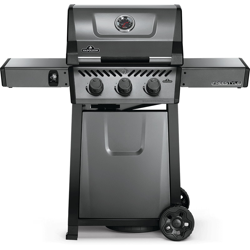 סרטון - גריל גז עוצמתי 3 מבערים napoleon  נפוליאון  freestyle 365 - f365pgt