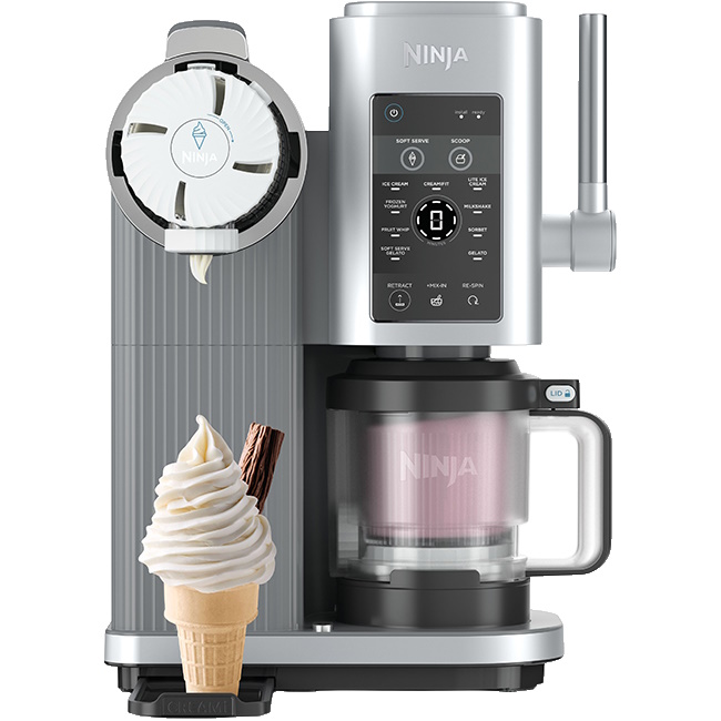 מכונת גלידה וגלידה אמריקאית Ninja &lrm;CREAMi Spoon & Spin NC701