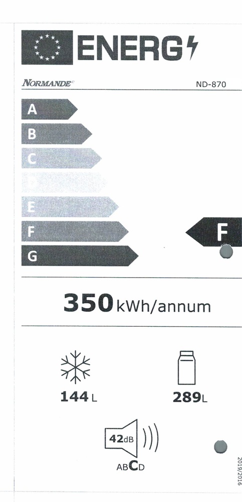 תווית אנרגיה - nd-870w normande