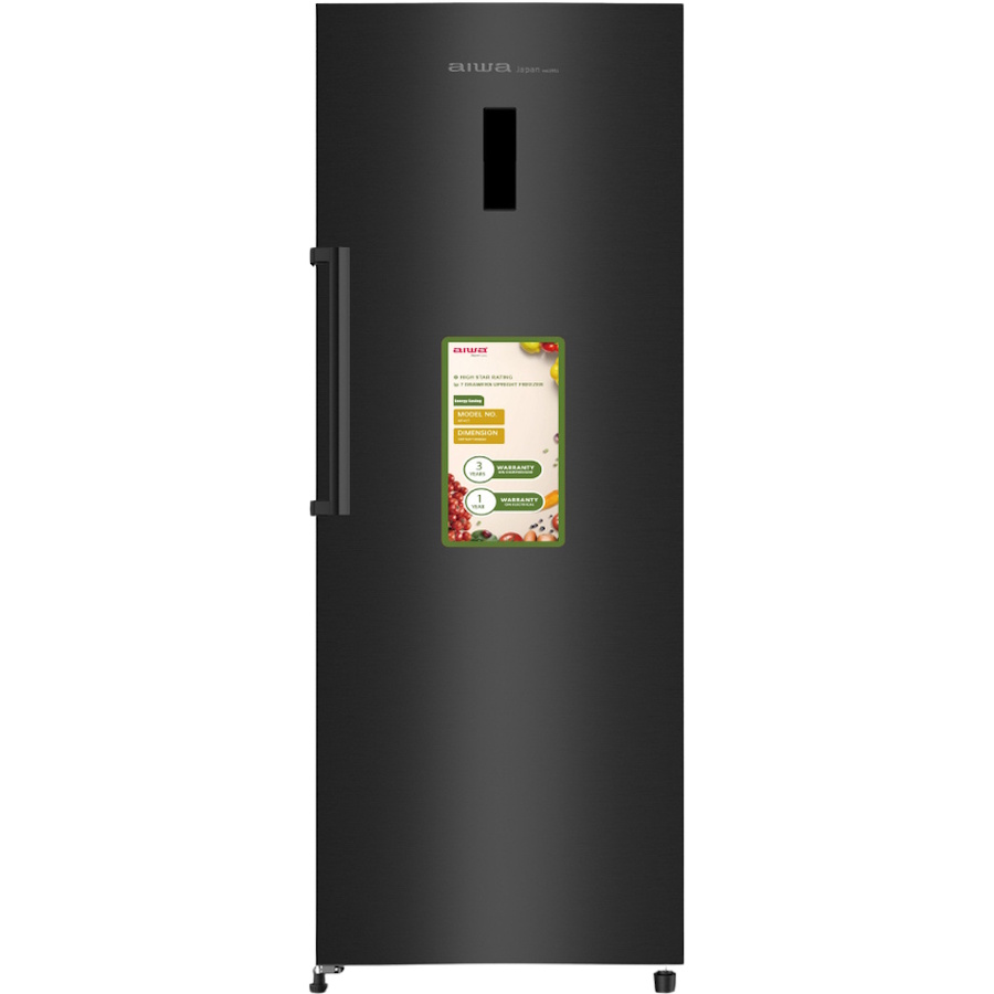 מקפיא 7 תאים - 282 ליטר Aiwa &lrm;NF-417 - שחור מט