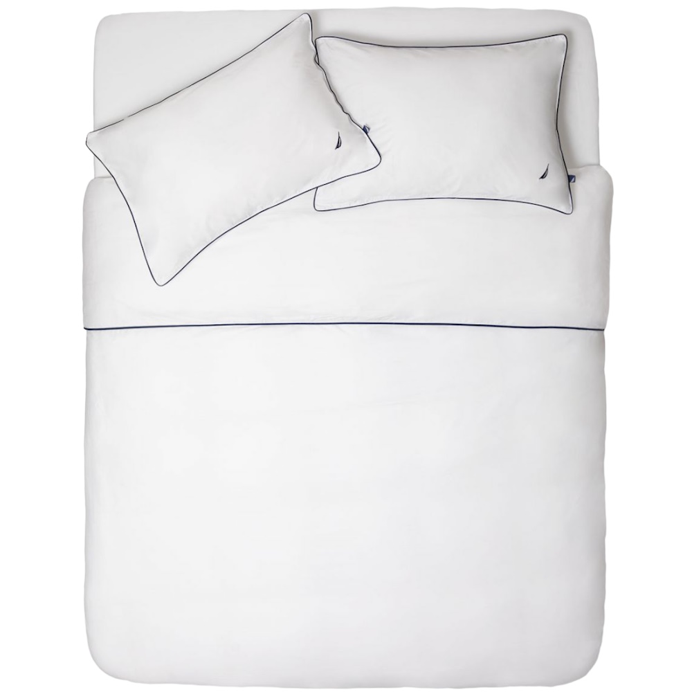 סט מצעים זוגי 160/200 - כותנה סאטן nautica home