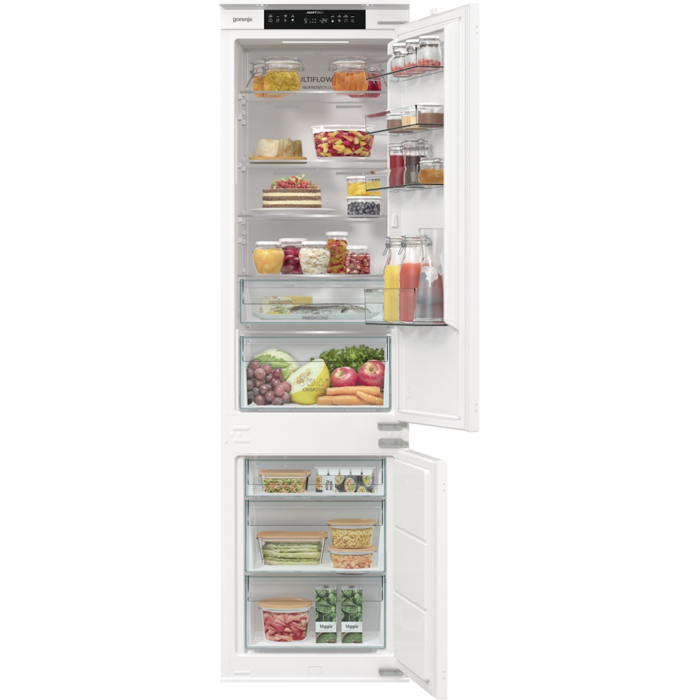 מקרר מקפיא תחתון אינטגרלי - 284 ליטר gorenje