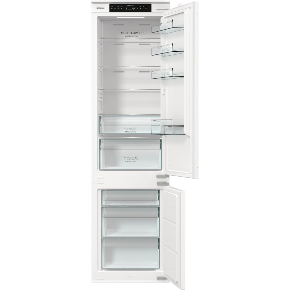 מקרר מקפיא תחתון אינטגרלי - 284 ליטר gorenje