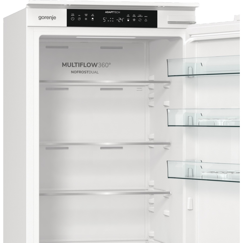 מקרר מקפיא תחתון אינטגרלי - 284 ליטר gorenje