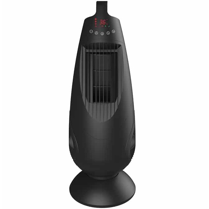 מאוורר מגדל כולל צג דיגיטלי ושלט Norther &lrm;Super Speed Serie שחור