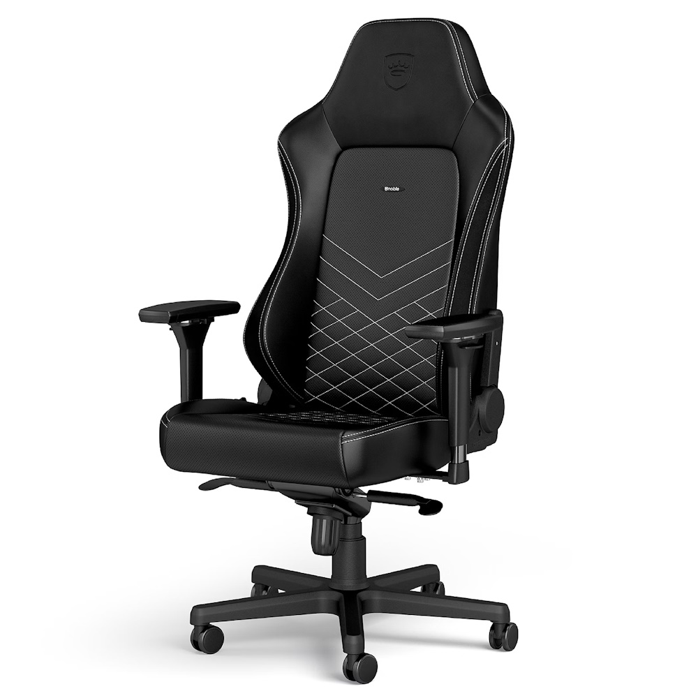 hero black/platinum white noblechairs