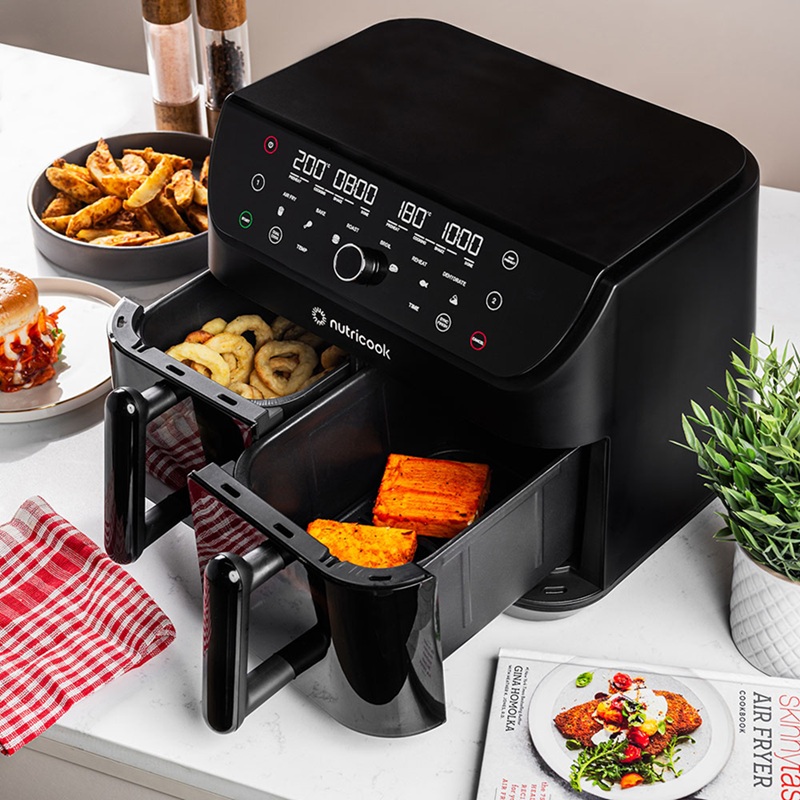 תמונה של סיר טיגון באוויר חם דו-תאי - 8.5 ליטר nutricook