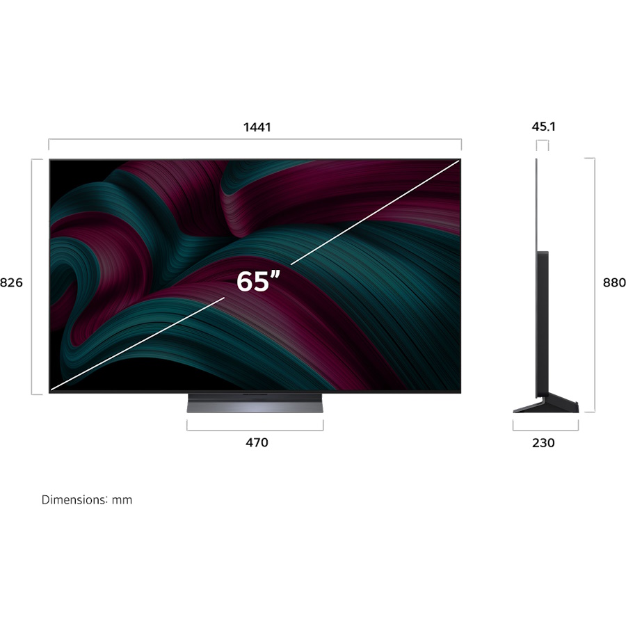 טלוויזיה חכמה 65 4k oled ‏lg