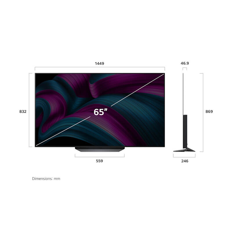 טלוויזיה חכמה 65 oled 4k uhd ‏lg