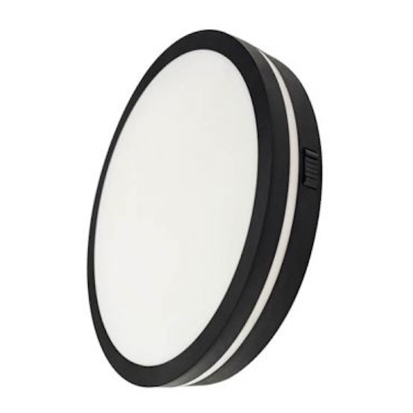 גוף תאורה צמוד תקרה 42W ‏Omega &lrm;OM-MONO-42W-CCT-BK-S שחור