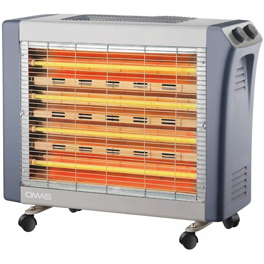 תנור חימום קוורץ 2400W ‏Omas &lrm;3102