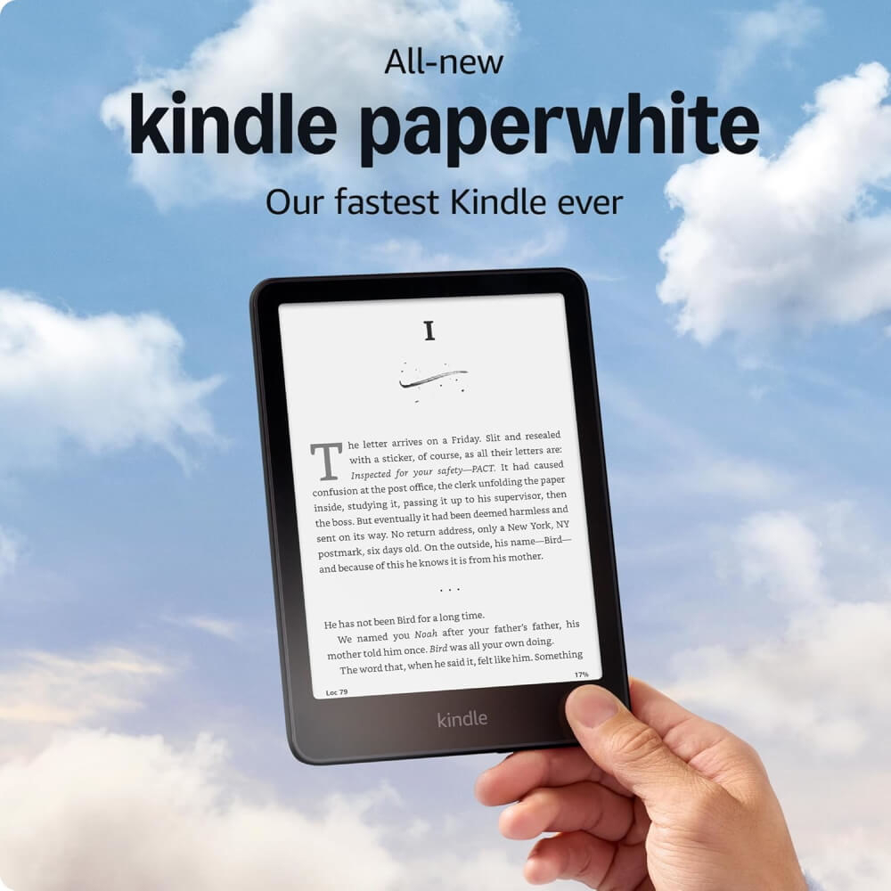 kindle paperwhiter 16gb 12th gen (2024) שחור amazon