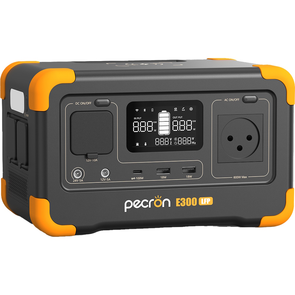 תחנת כוח 600W 288Wh ‏Pecron &lrm;E300LFP