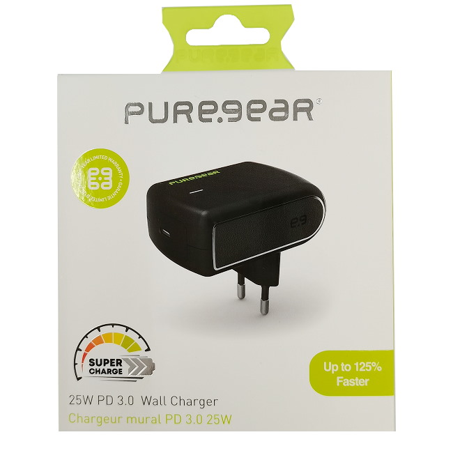 wall charger 25w pd3.0 puregear