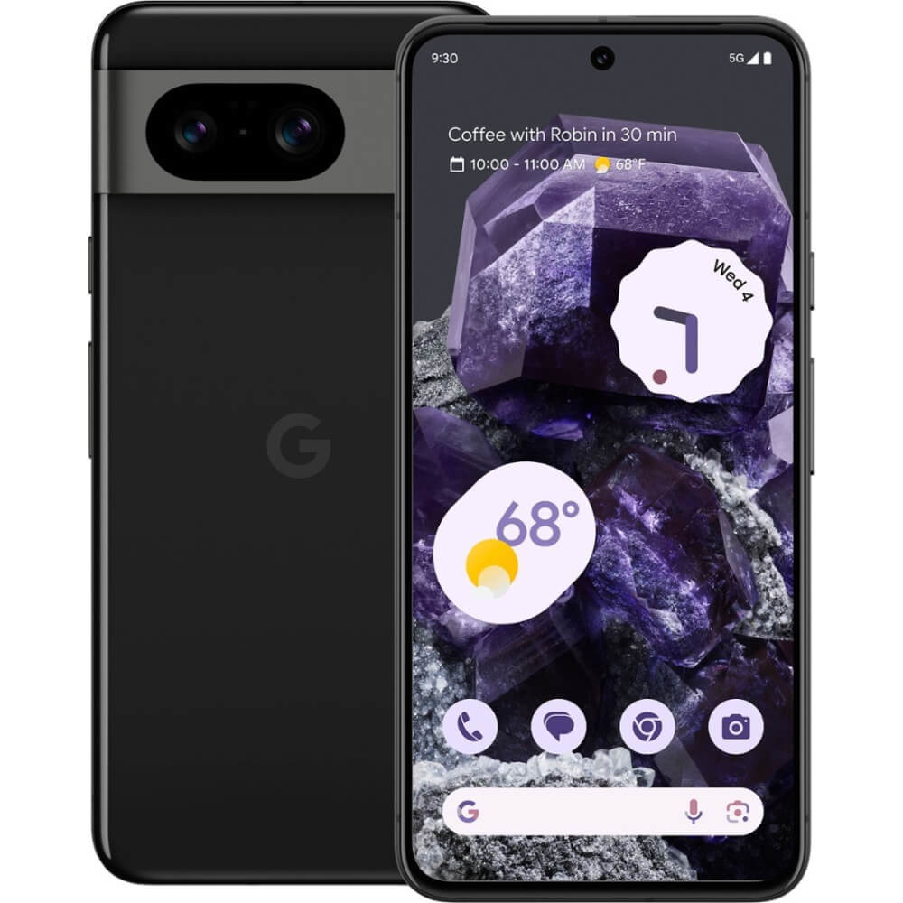 סרטון - טלפון סלולרי 6.2&quot google  גוגל  pixel 8 128gb/8gb - obsidian