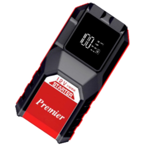 בוסטר התנעה לרכב כולל פנס וסוללת גיבוי 12,000mAh ‏Premier &lrm;PJ100