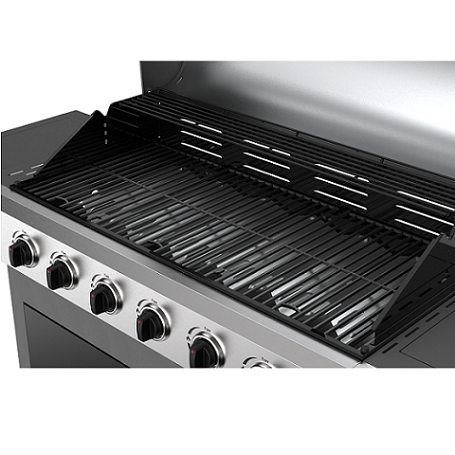 תמונה של גריל גז 6 מבערים כולל כירת צד net broil