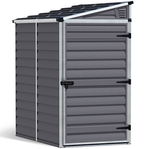 מחסן גינה חד שיפועי Canopia &lrm;Skylight Incline Grey 1.8X1.2
