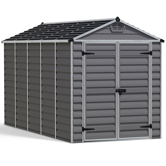 מחסן גינה ענק Canopia &lrm;Skylight Grey 1.9X3.8
