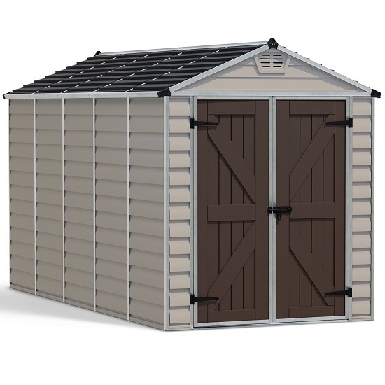 מחסן גינה ענק Canopia &lrm;Skylight Cream 1.9X3.8
